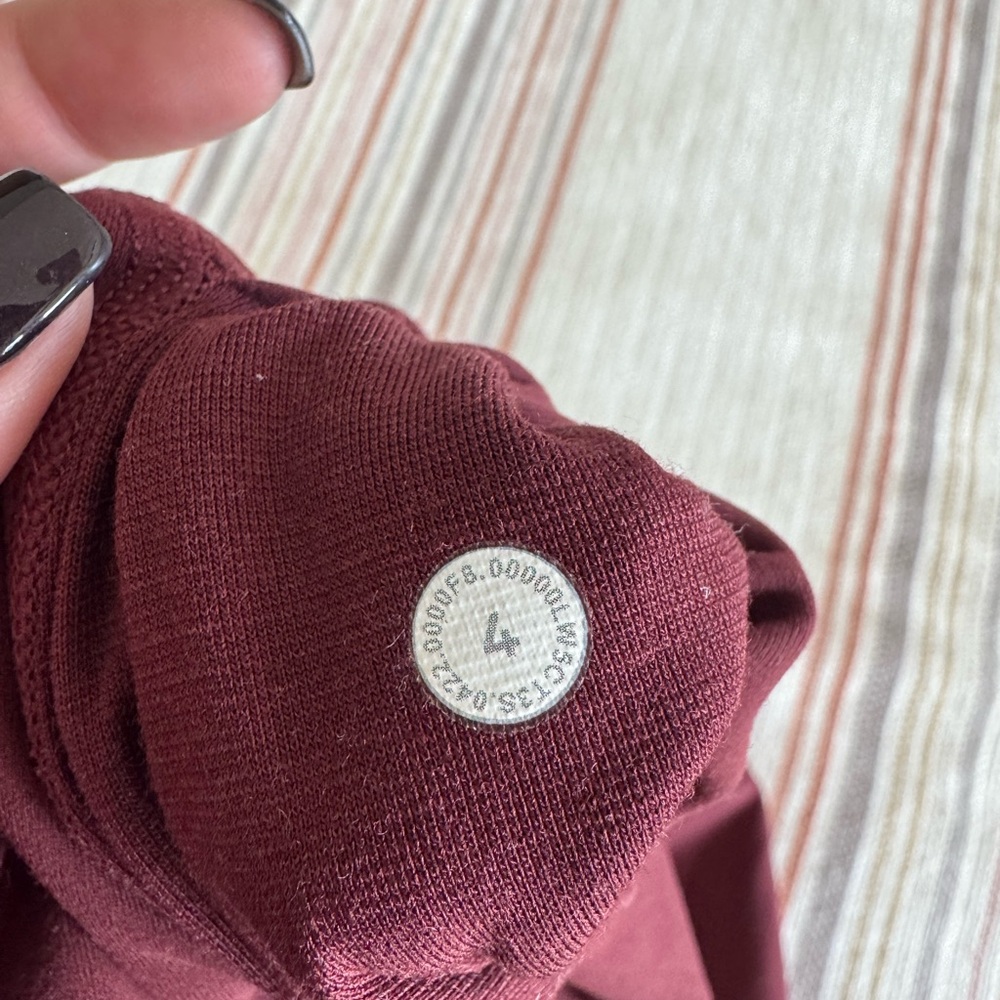 Lululemon Athletica Deep Red Leggings